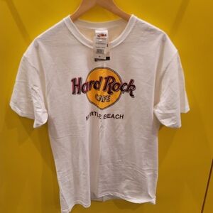 NWT Hard Rock Cafe Myrtle Beach White T-Shirt Medium